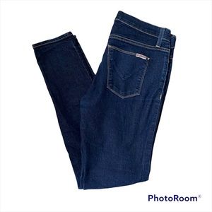 Hudson Nico Midrise Super Skinny Medium Dark Wash 28